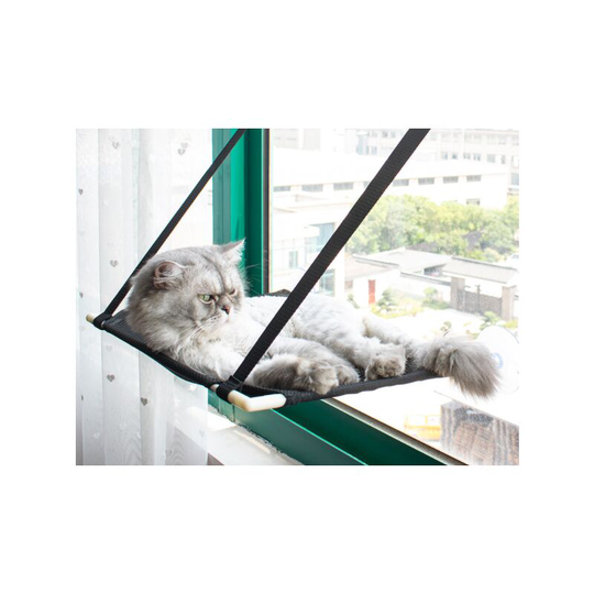 Cat hammock, hanging on the window, 46 * 33 * 40cm, black