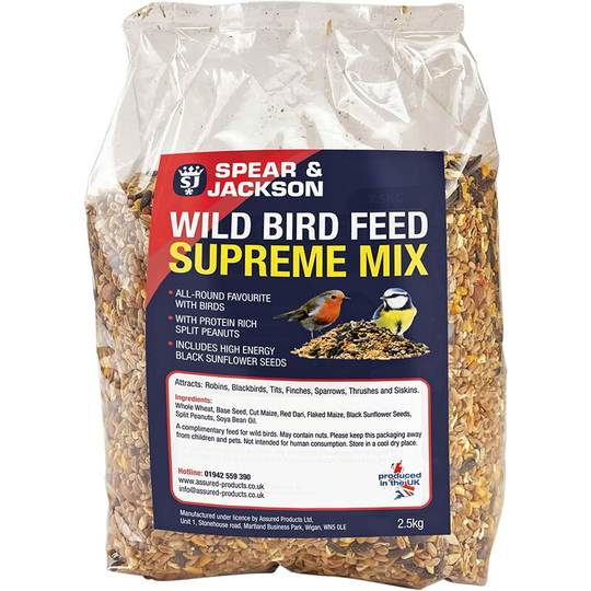 S&j Wild Bird Feed Supreme Mix 2.5kg...