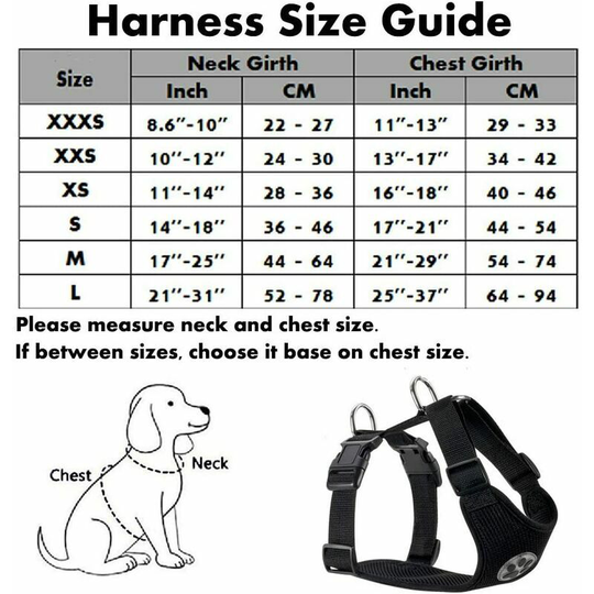 Morejieka - Dog Car Harness (Vest only without Seatbelt) for Small Medium Dogs, Pet Puppy Vest Harness Comfortable Padded Breathable Fabric and