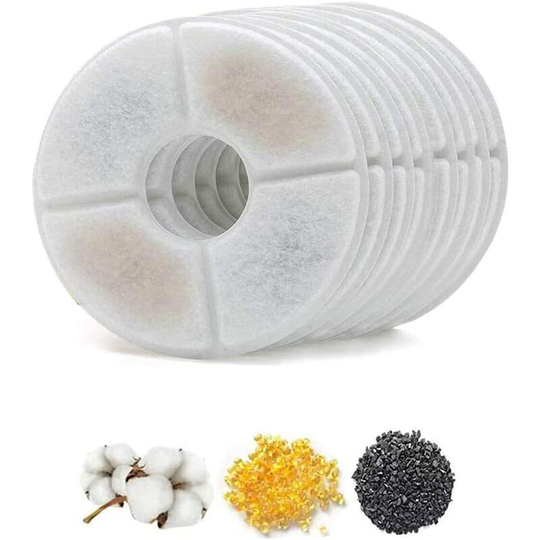 8 Pack Cat Fountain Filters for Cat Drinking Water, Fountain Filters, Replacement Cartridges for Dogs and Cats