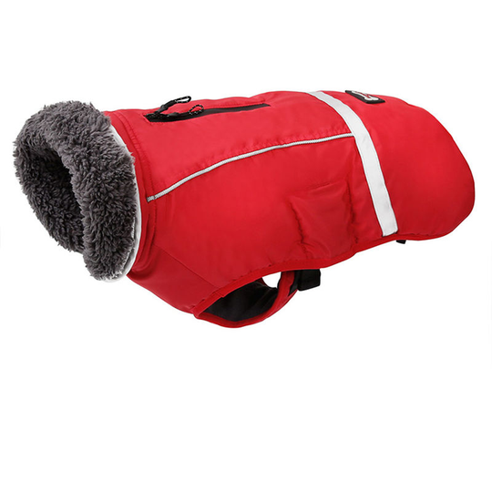 Asupermall - Dog Coats For Warm Winter Clothes PD10034 Red 3Xl