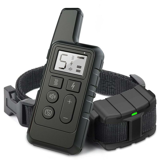 Thsinde - Pet Dog Trainer Dog Bark Preventer Remote Control Distance Training Collar 1 Piece Black
