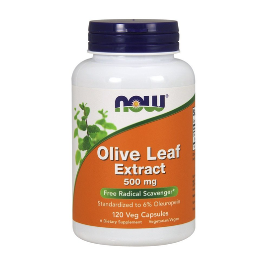 NOW Foods Olive Leaf Extract, 500mg, 120 vcaps