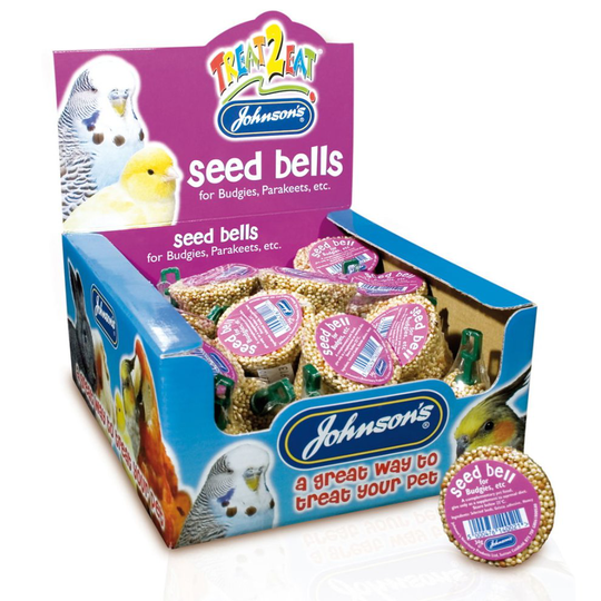 Jvp Treat2eat Budgie Seed Bell 34g (Pack of 27)