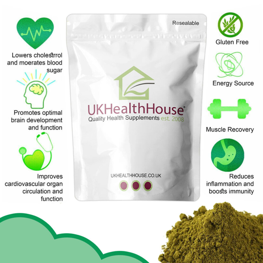 100% Pure Hemp Protein 1kg Powder - Huge 61.6% Protein - Certified