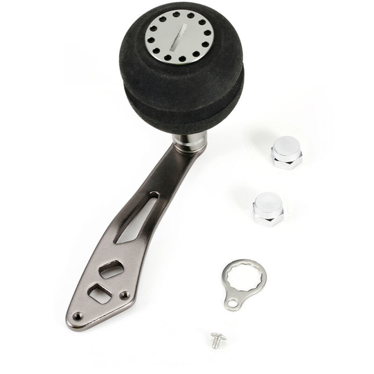 Fishing Reel Handle Grip Reel Replacement Handle Knob for Trolling Reel Repair Parts,model:Silver - model:Silver - Lixada
