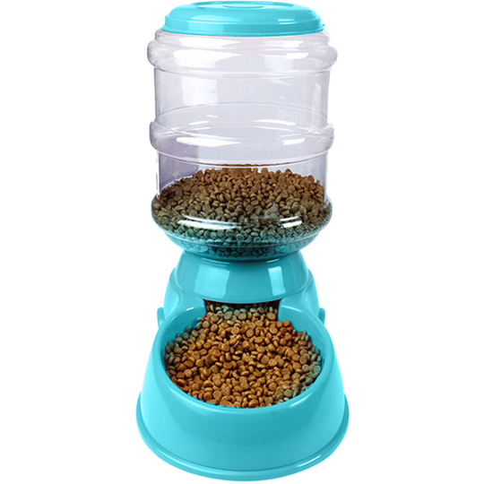 Lifcausal - Automatic Pet Water Food Dispenser 3.8L Large Capacity Self-Dispensing Gravity Pet Feeder Waterer Cat Dog Feeding Bowl Drinking