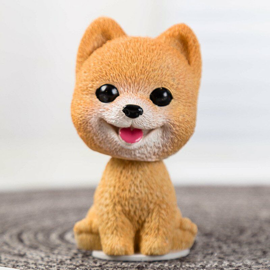 Dog Bobblehead Car Ornaments Dashboard Shake Head Decoration Shaking Puppy Car Puppy Statue Figurine Animal Shape Toys