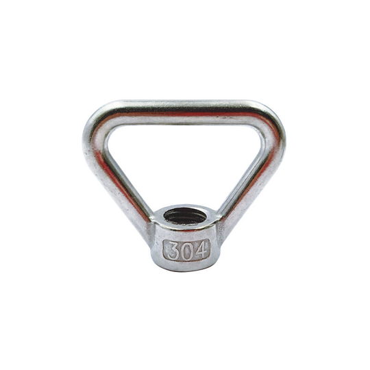 4 pcs of M8 304 Stainless Steel Heavy Duty Lifting Eye nut Triangle Shaped Screw Fastener