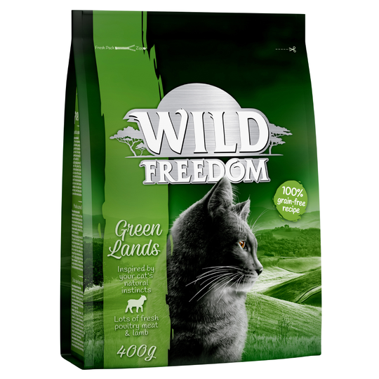 400g Wild Freedom Dry Cat Food - Special Price!* - Green Lands - Lamb (400g)