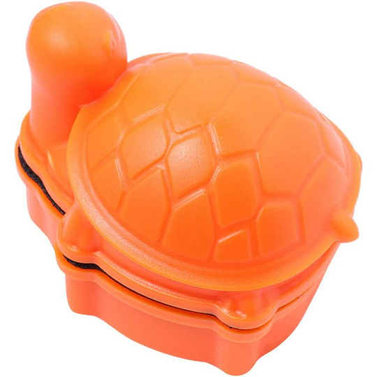 Turtle Shaped Magnetic Cleaning Brush - Algae Cleaning Scrapers Glass Brush for Aquarium Tank Glass Cleaning Tools for Small Fish Tank,Orange