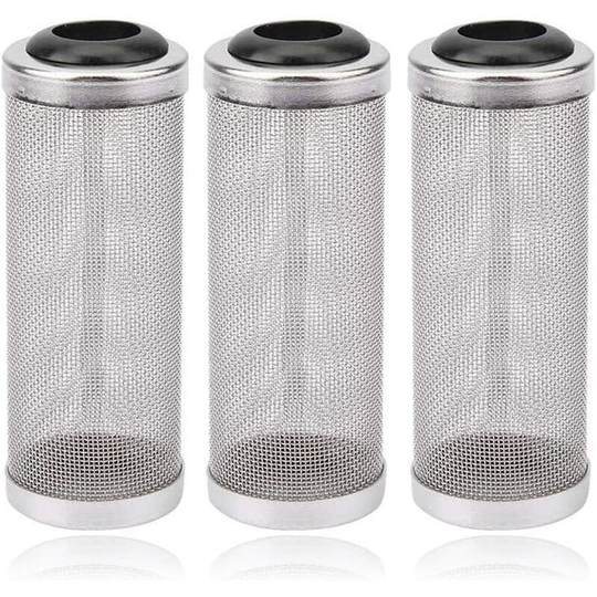 Tinor - 3 pcs Aquarium Filter Guard, Aquarium Mesh Filter Protector Guard, Intake Strainer Filter for Fish Shrimp, Prevent Fish From Being Sucked