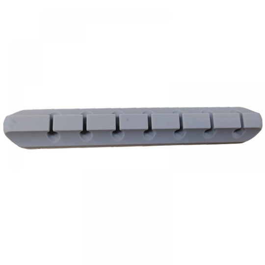 Cable ties, adhesive hooks, gray charging accessory cables - 7 holes
