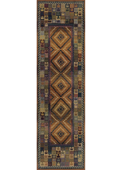Robin Brown/Green/Beige Rug