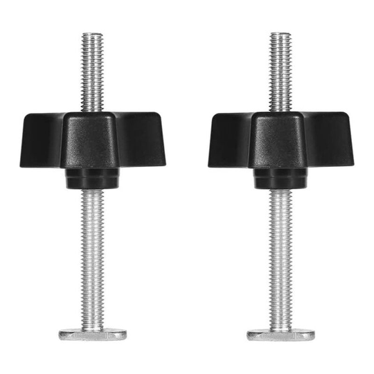 T-Track T-Slot T-Slot Clamp Metal T-Track Fixing Tool Quick Clamp for Woodworking (2pcs t Screws + 2pcs Button Nut Only)