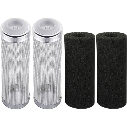 Tinor - Filter Guard Mesh Protection Stainless Steel Aquarium Filter Inlet Filter Sponge 16mm Filter Guard Filter Protection With Filter Sponge For
