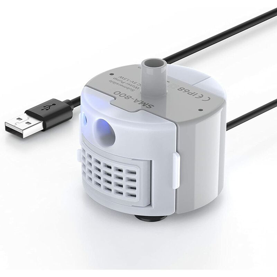 Cat Water Fountain Pump with led Light, Ultra Quiet, Long Life, IP68 Waterproof