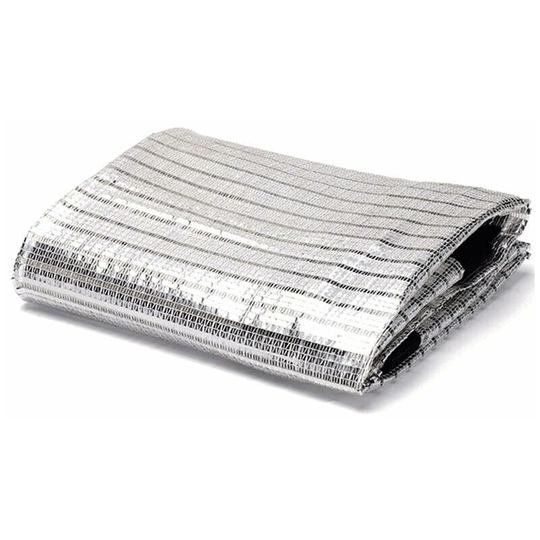Uv Block Fabric Permeable Durable Outdoor Sunscreen Netting Reflective Aluminum Foil Net 75% Shading Rate Balcony Roof Gardening(1X2m)