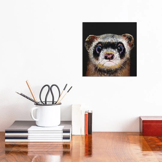 Ferret by Michael Creese - Wrapped Canvas Graphic Art