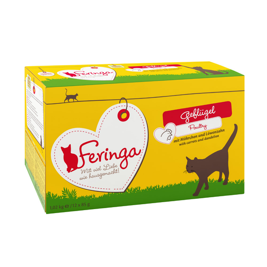 Feringa Pouches Saver Pack 24 x 85g - Poultry with Carrots