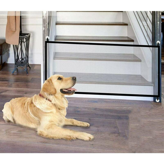 Dog Barriers, Foldable Portable Dog Gate Gate Dog Gate Stair Gate Barrier Gate for Pet Dogs Cats 180 * 75CM