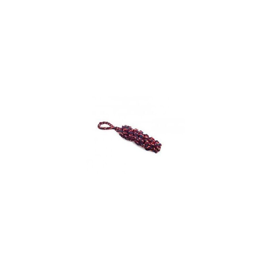 Log Rope Dog Toy (33cm x 6cm) (Red/Blue/Beige) - Red/Blue/Beige - Ancol