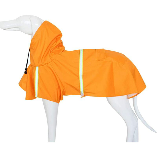 Reflective Pet Hoodies Dog Raincoat for Large / Medium / Small Dogs MZ058 (xxl, Orange)