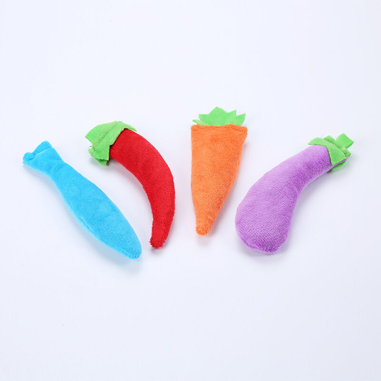 4 pet products cat interactive toys short plush pure cat mint leaf vegetable shape cat mint cat toys
