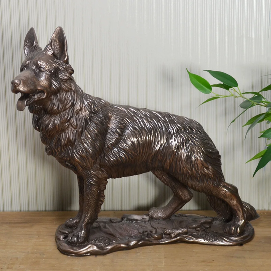 Animal German Shepherd Cold Cast Dog Figurine