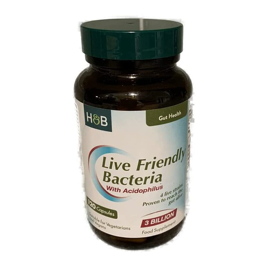 Holland and Barrett Mega Potency Acidophilus 120 Capsules