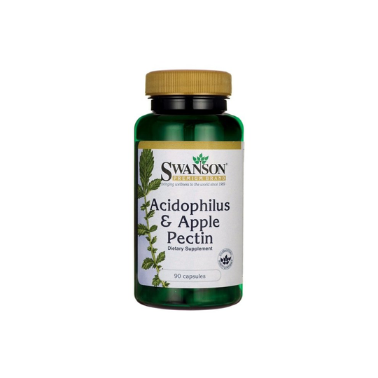 Swanson Acidophilus & Apple Pectin - 90 caps