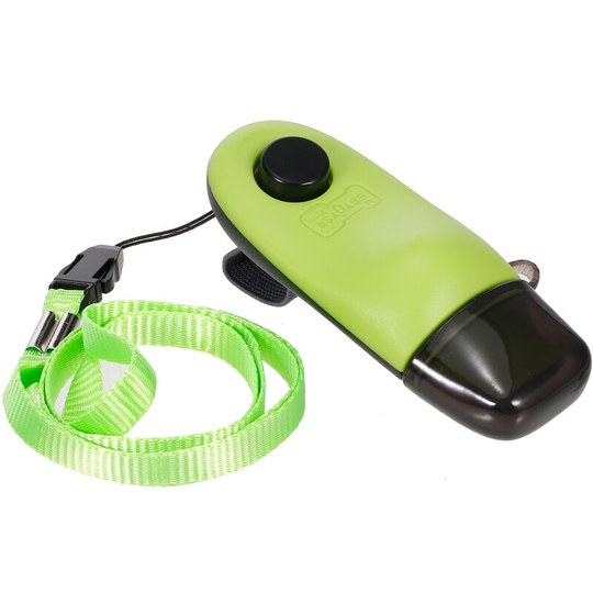 Lifcausal - 2 in 1 Dog Training Clicker & Whistle Pet Click Device Pet Training Tools with Lanyard Positive Behavior Reinforce for Dogs Cats Puppy