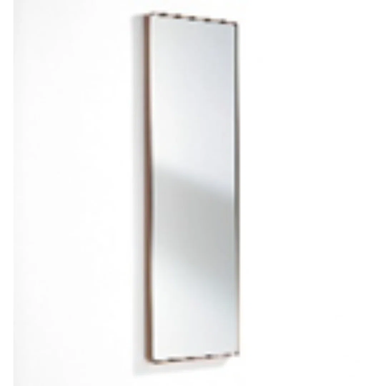 Metal Framed Wall Mounted Full Length Mirror in Rose Gold