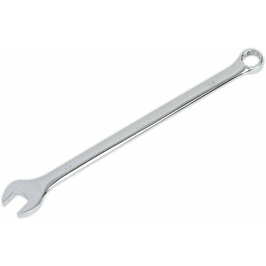 14mm x 261mm Extra Long Combination Spanner - Chrome Vanadium Steel Nut Wrench