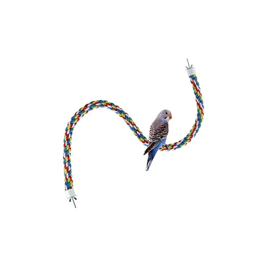 Sun Flowergb - Parrot Cotton Rope Climbing Parrot Color Cotton Rope Rotary Ladder Color Cotton Rope Birdcage Climbing Rope Cotton Rope Standing Stick