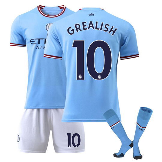 Ilovemilan - Manchester City Home Football Suit No.10 Size 22