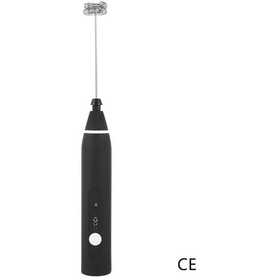 Rechargeable Electric Milk Frother, Mini Whisk 3 Adjustable Speeds for Coffee, Matcha, Latte Cappuccino, Hot Chocolate, Keto