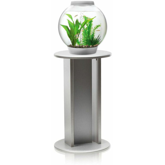 Biorb - Baby 15L Aquarium in Silver with mcr led Lighting and Silver Stand