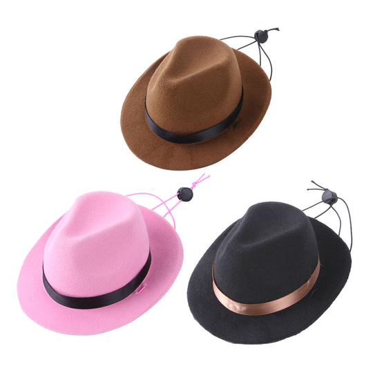 Ilovemilan - 3pcs pet hats, dog cowboy hats, cat hats, pet accessories