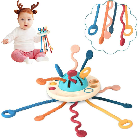 Montessori Toys, Child Toy 1 Year Old Baby Sensory Toy for Toddler, Soft Silica Toys for Baby, Educational Toys for Young Girls Boy