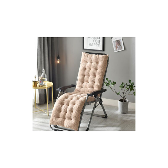 Benobby Kids - Winter Recliner Cushion, Rocking Chair Cushion Non-slip Thick Female Cushion ,Bamboo Rattan Back Cushion (color: Light brown,1 piece,