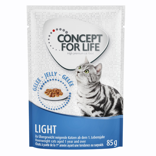 48 x 85g Concept for Life Wet Cat Food - Special Price!* - Light - in Jelly