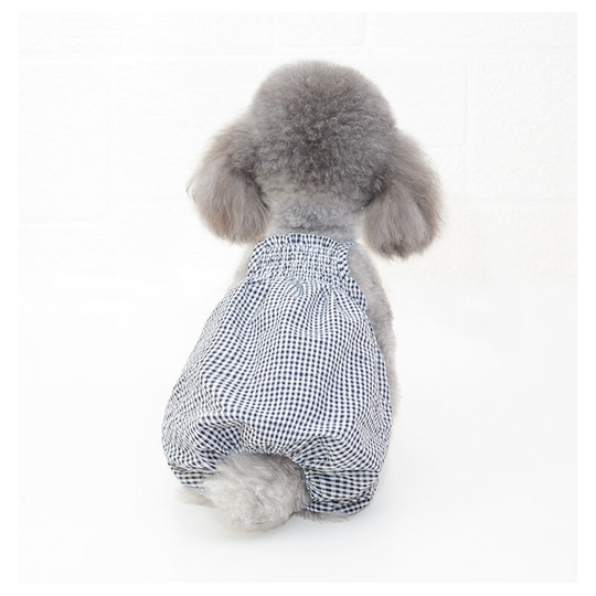 Benobby Kids - Summer Korean version of the dog four-legged jumpsuit Teddy Bichon Boomerang Maltese clothes thin section anti-dirty pumpkin pants m