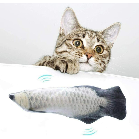 Catnip Electric Simulation Fish Cat Toy with Catnip, Interactive Pet Cat Toy, Interactive Cat Toy