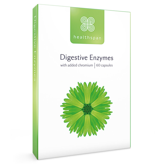 Healthspan Digestive Enzymes,60 Capsules, Aids Digestion, Vegan
