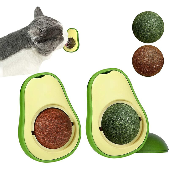 Heguyey - 2 pcs catnip ball, catnip ball toy, catnip toy