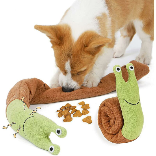 Dog Toy, Sniffing Toy for Puzzle and Foraging Instinct Training, Interactive Plush Teether Toy for Stress Relief