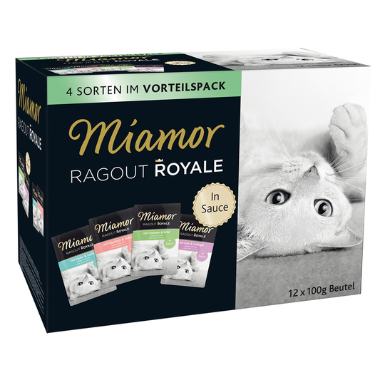 Miamor Ragout Royale Mixed Trial Pack 12 x 100g - Multi Mix in Gravy