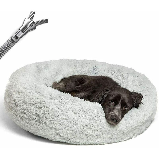 Dog Bed, xxxl Anti Stress Dog Cushion with Removable Cover, Dog Beds and Furniture, Soft Round Dog Bed, Washable, Comfortable