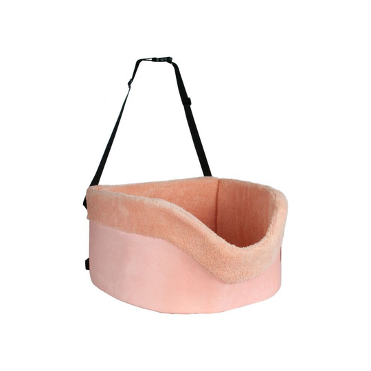 Soft Pet Car Booster Seat Cat Dog Puppy Car Carrier Safe Travel Bag Comfy Fleece